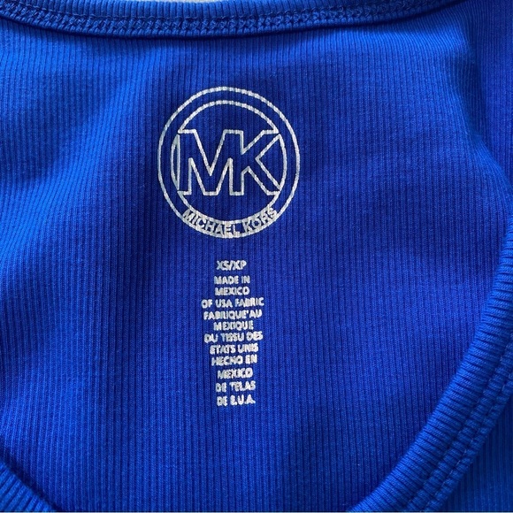 Michael Kors Blue Tank Top - Picture 4 of 5